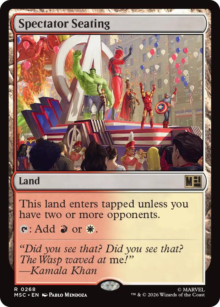 Spectator Seating (Surge Foil) [Marvel Super Heroes Commander] | Gear Gaming Fayetteville