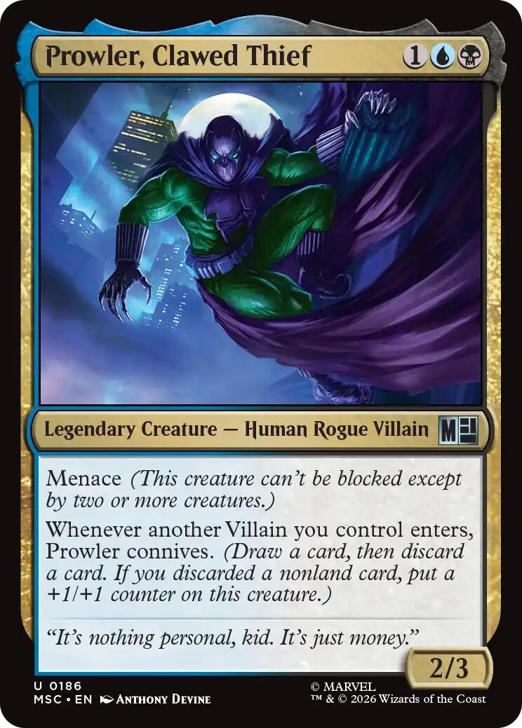 Prowler, Clawed Thief [Marvel Super Heroes Commander] | Gear Gaming Fayetteville