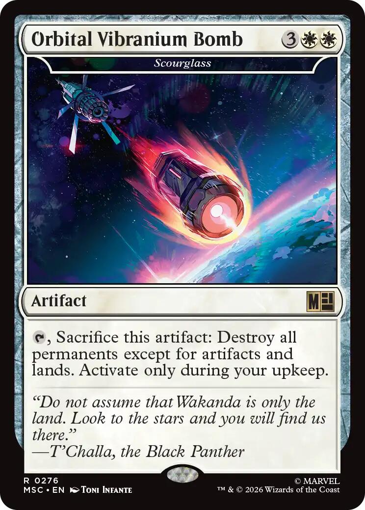 Orbital Vibranium Bomb - Scourglass [Marvel Super Heroes Commander] | Gear Gaming Fayetteville