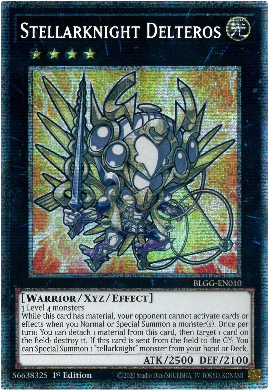 Stellarknight Delteros (Starlight Rare) [BLGG-EN010] Starlight Rare | Gear Gaming Fayetteville