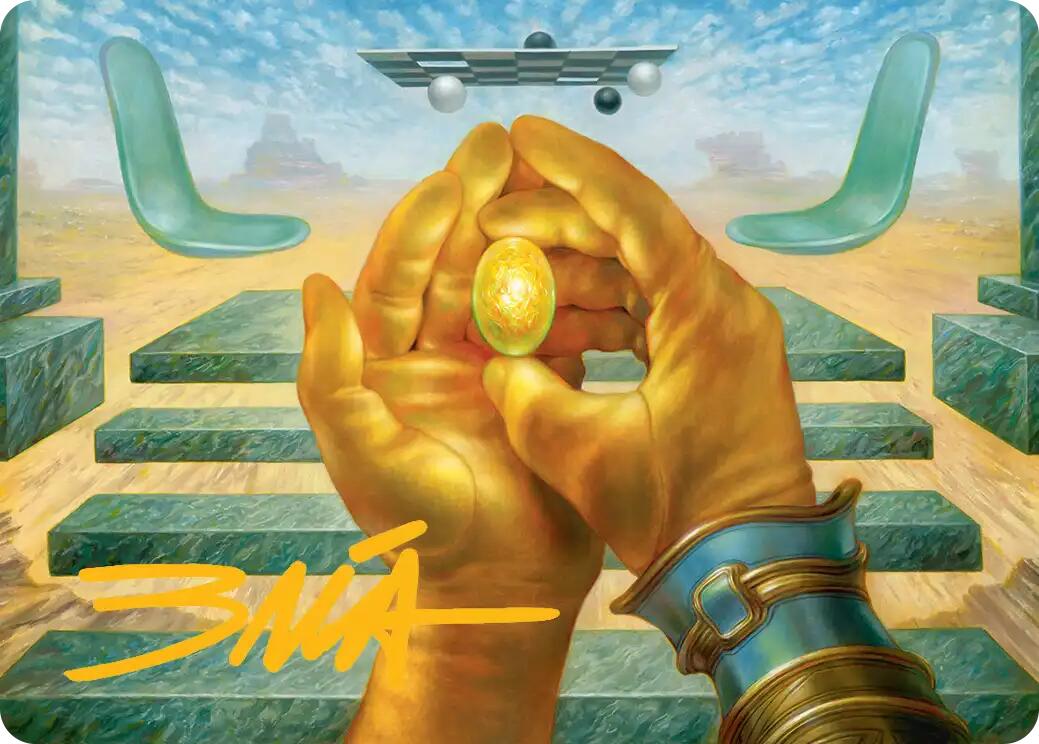 The Mind Stone Art Card (Gold-Stamped Signature) [Marvel Super Heroes Art Series] | Gear Gaming Fayetteville