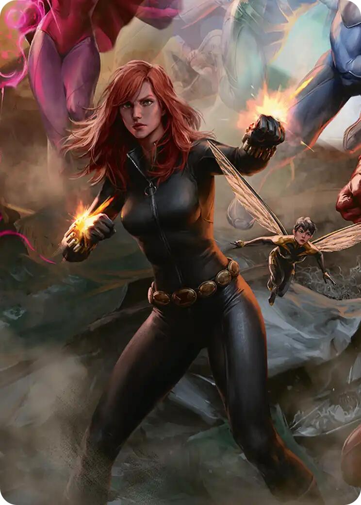 Black Widow, Intel Expert Art Card [Marvel Super Heroes Art Series] | Gear Gaming Fayetteville