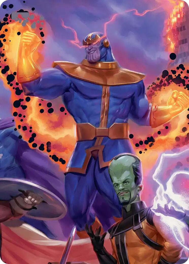 Thanos, Death's Consort Art Card [Marvel Super Heroes Art Series] | Gear Gaming Fayetteville