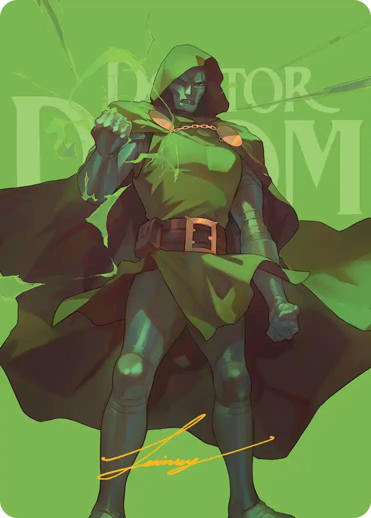 Doctor Doom Art Card (Gold-Stamped Signature) [Marvel Super Heroes Art Series] | Gear Gaming Fayetteville