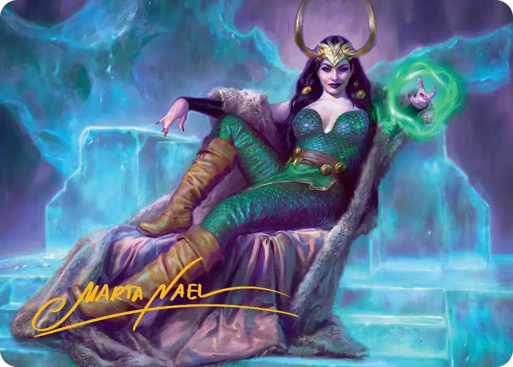 Lady Loki, Agent of Chaos Art Card (Gold-Stamped Signature) [Marvel Super Heroes Art Series] | Gear Gaming Fayetteville