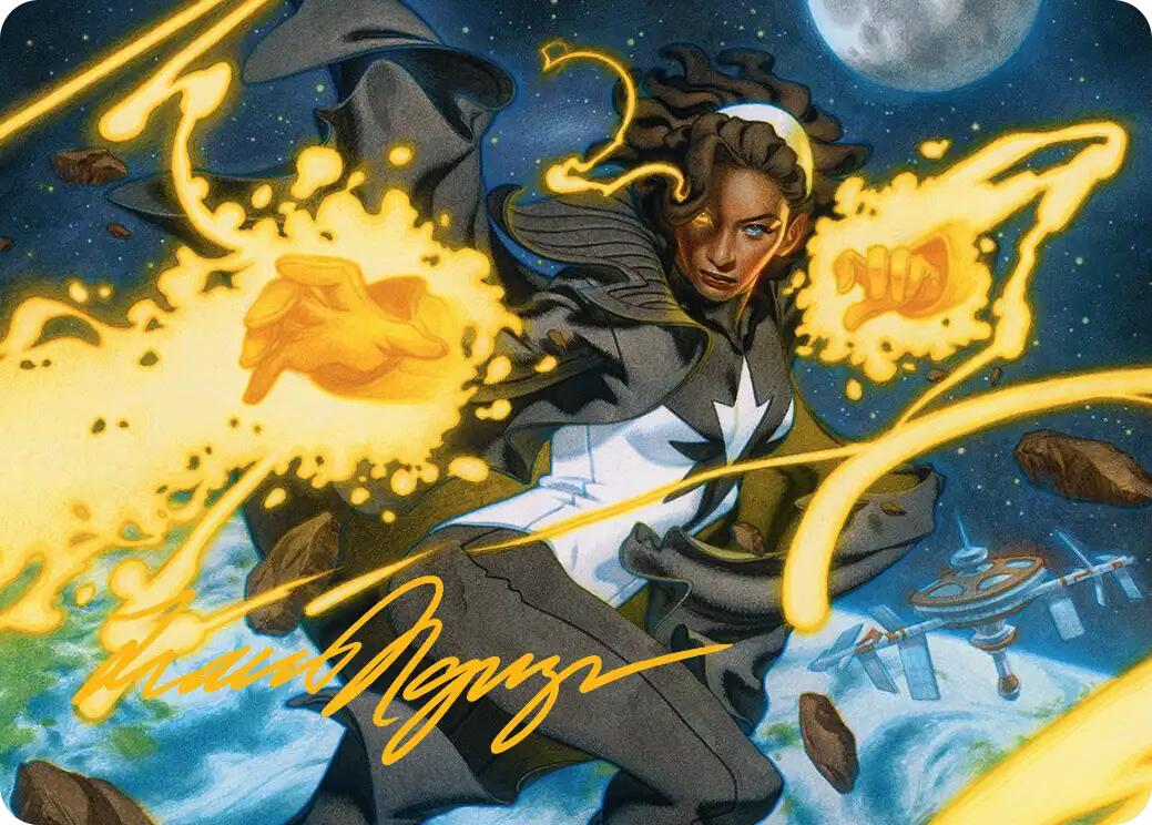 Photon, Mighty Marvel Art Card (Gold-Stamped Signature) [Marvel Super Heroes Art Series] | Gear Gaming Fayetteville