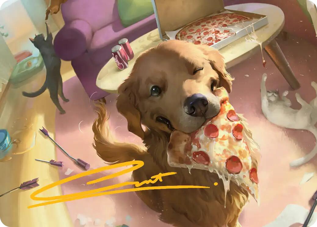Lucky the Pizza Dog Art Card (Gold-Stamped Signature) [Marvel Super Heroes Art Series] | Gear Gaming Fayetteville