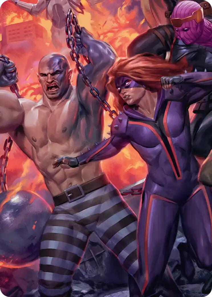 Absorbing Man and Titania Art Card [Marvel Super Heroes Art Series] | Gear Gaming Fayetteville