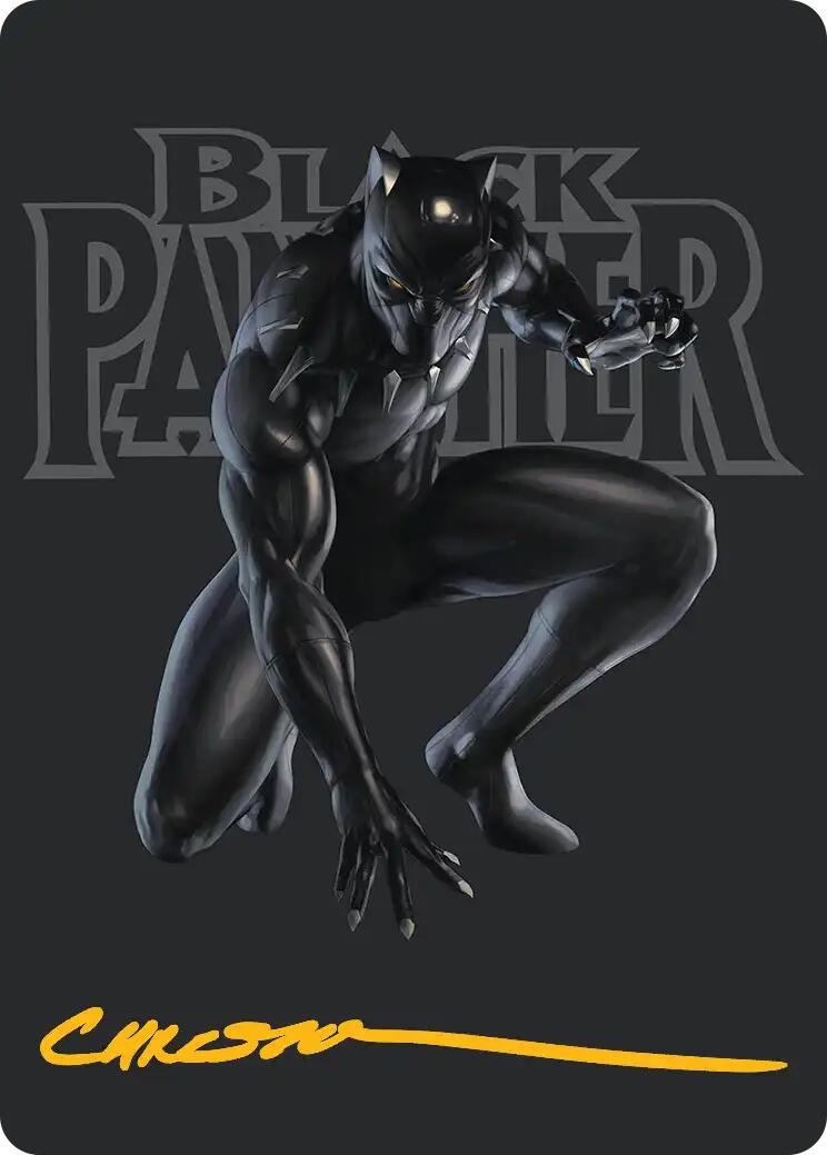 Black Panther, Hope Enduring Art Card (Gold-Stamped Signature) [Marvel Super Heroes Art Series] | Gear Gaming Fayetteville