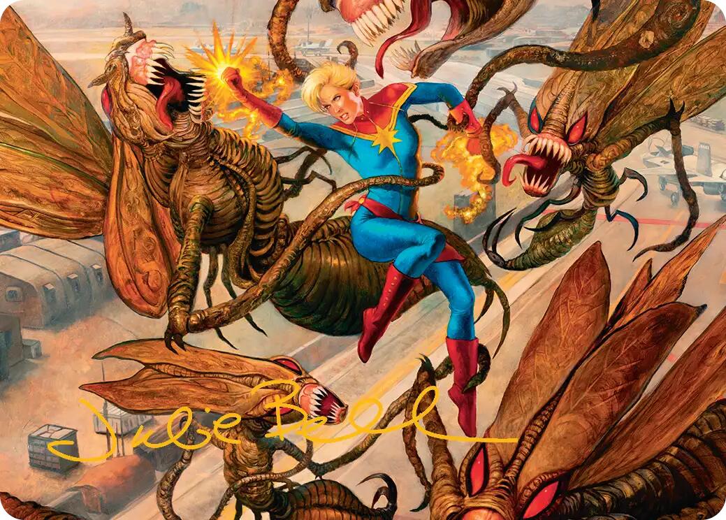 Captain Marvel, Apex Avenger Art Card (Gold-Stamped Signature) [Marvel Super Heroes Art Series] | Gear Gaming Fayetteville