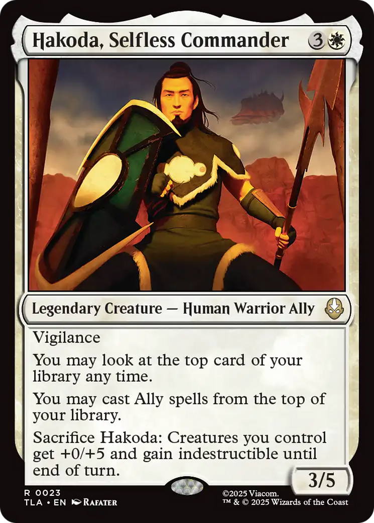 Hakoda, Selfless Commander [Avatar: The Last Airbender] | Gear Gaming Fayetteville