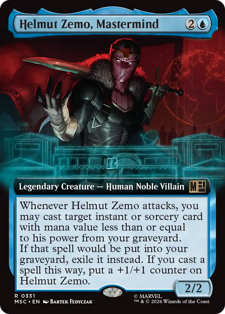 Helmut Zemo, Mastermind (Extended Art) [Marvel Super Heroes Commander] | Gear Gaming Fayetteville