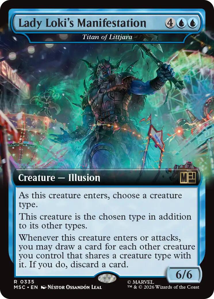 Lady Loki's Manifestation - Titan of Littjara (Extended Art) [Marvel Super Heroes Commander] | Gear Gaming Fayetteville