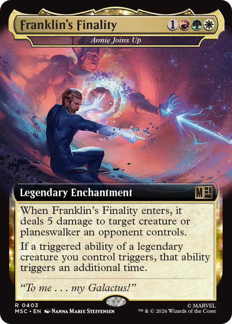 Franklin's Finality - Annie Joins Up (Extended Art) [Marvel Super Heroes Commander] | Gear Gaming Fayetteville