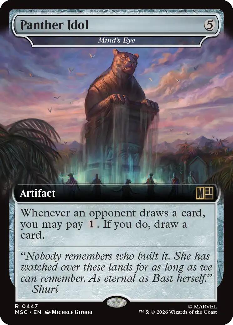 Panther Idol - Mind's Eye (Extended Art) [Marvel Super Heroes Commander] | Gear Gaming Fayetteville