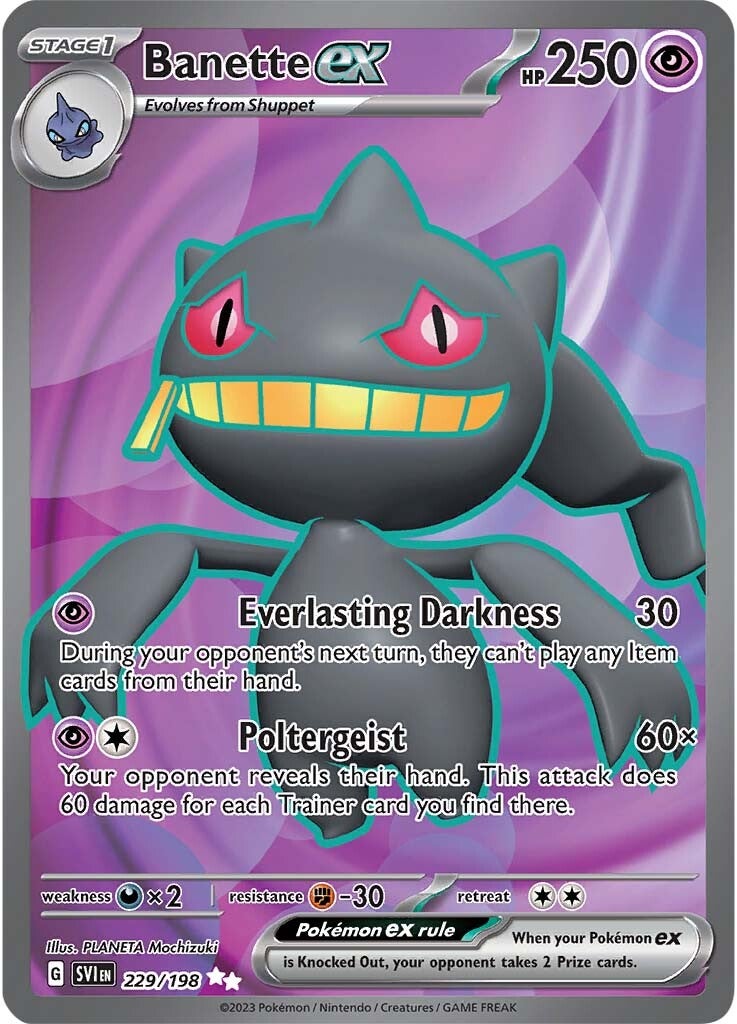 Banette ex (229/198) [Scarlet & Violet: Base Set] | Gear Gaming Fayetteville