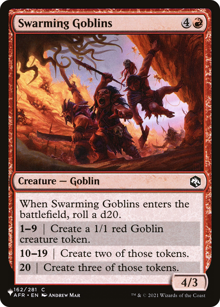 Swarming Goblins [The List Reprints] | Gear Gaming Fayetteville