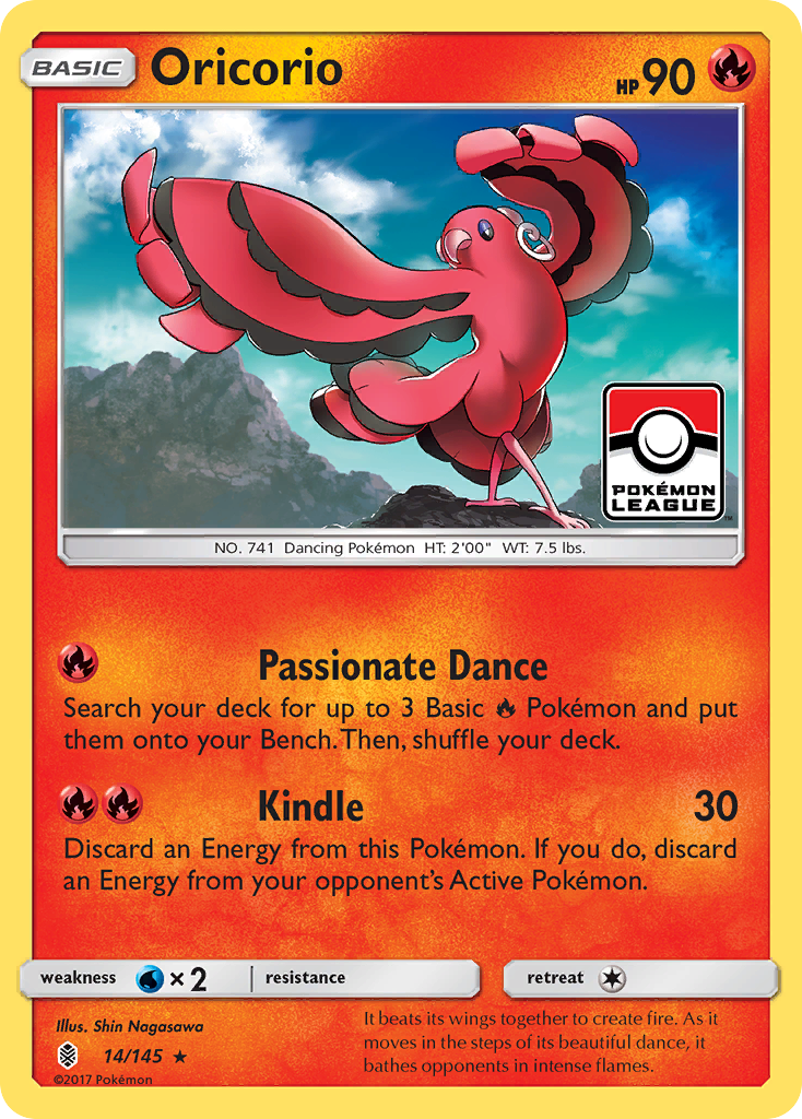 Oricorio (14/145) [Sun & Moon: Guardians Rising] | Gear Gaming Fayetteville