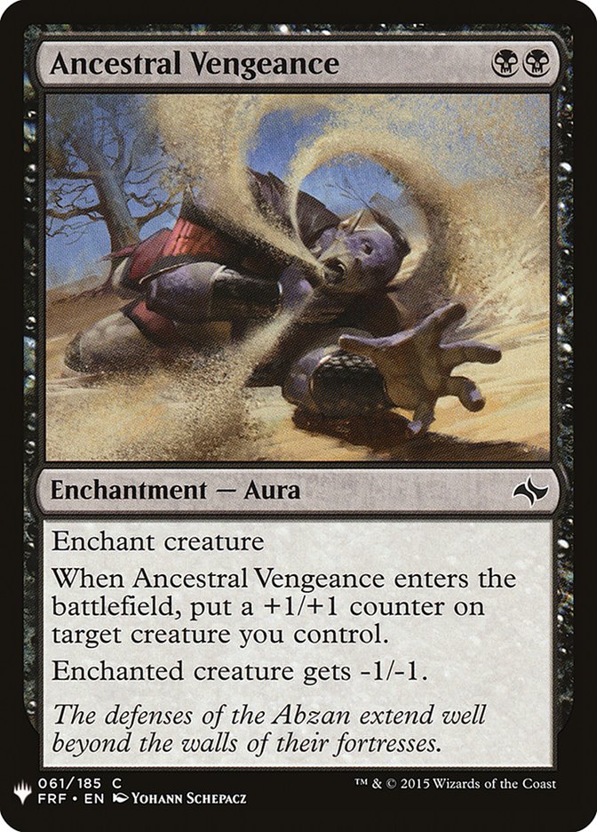 Ancestral Vengeance [Mystery Booster] | Gear Gaming Fayetteville