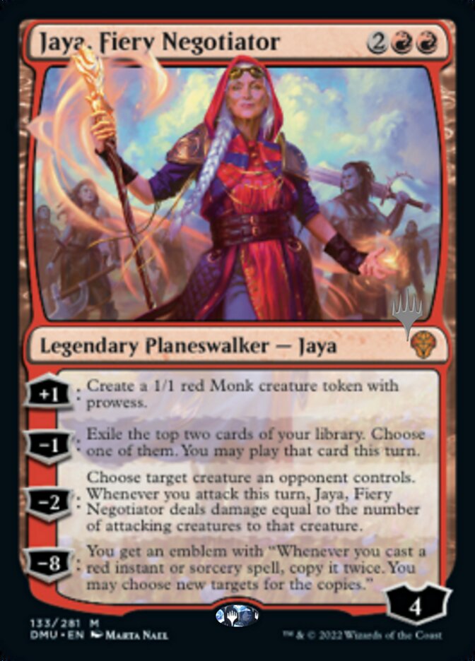 Jaya, Fiery Negotiator (Promo Pack) [Dominaria United Promos] | Gear Gaming Fayetteville