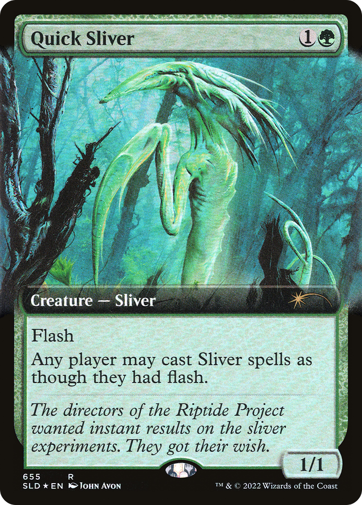 Quick Sliver (Extended Art) [Secret Lair Drop Promos] | Gear Gaming Fayetteville