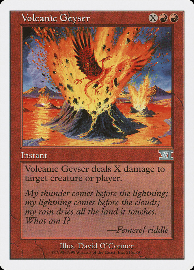 Volcanic Geyser [Classic Sixth Edition] | Gear Gaming Fayetteville