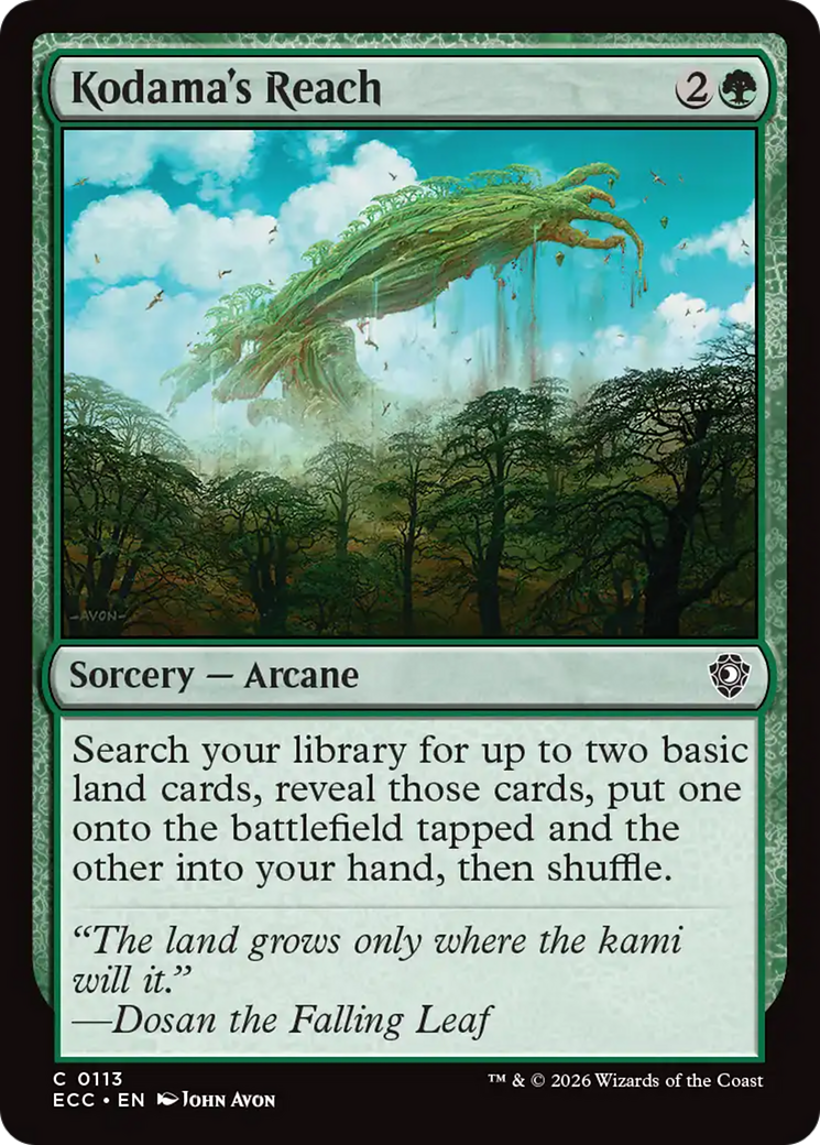 Kodama's Reach [Lorwyn Eclipsed Commander] | Gear Gaming Fayetteville