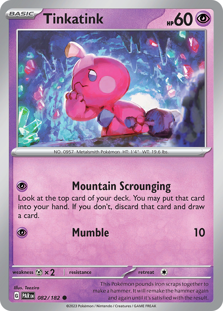 Tinkatink (082/182) [Scarlet & Violet: Paradox Rift] | Gear Gaming Fayetteville