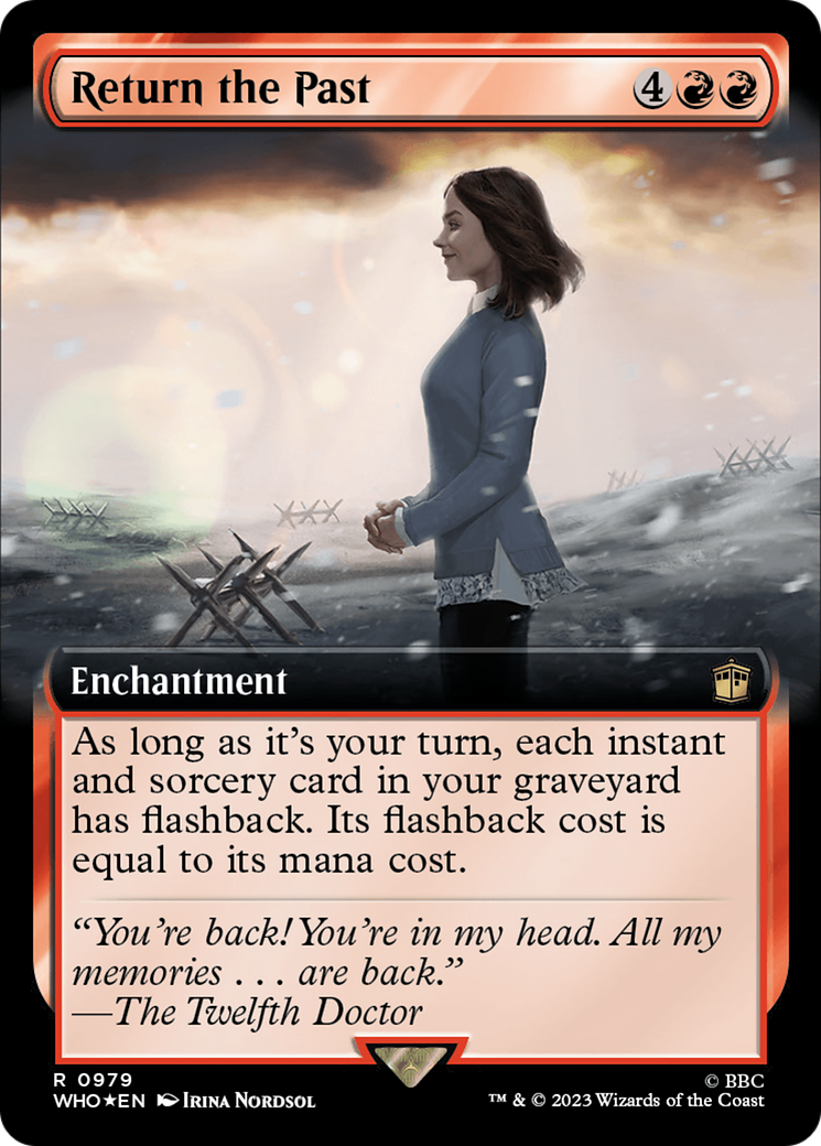 Return the Past (Extended Art) (Surge Foil) [Doctor Who] | Gear Gaming Fayetteville