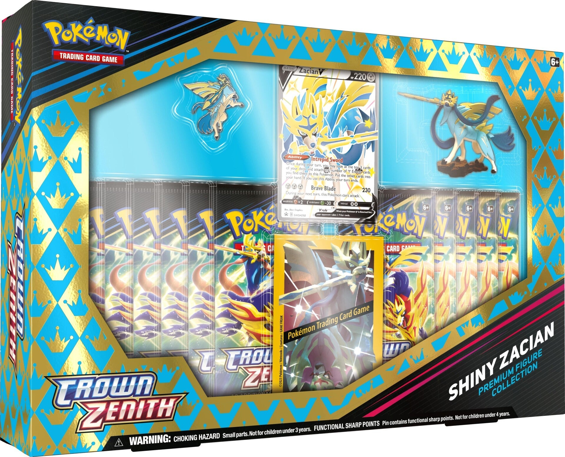 Sword & Shield: Crown Zenith - Premium Figure Collection (Shiny Zacian) | Gear Gaming Fayetteville