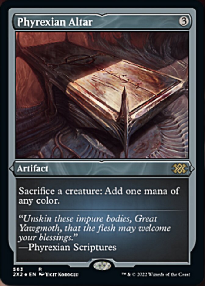 Phyrexian Altar (Foil Etched) [Double Masters 2022] | Gear Gaming Fayetteville