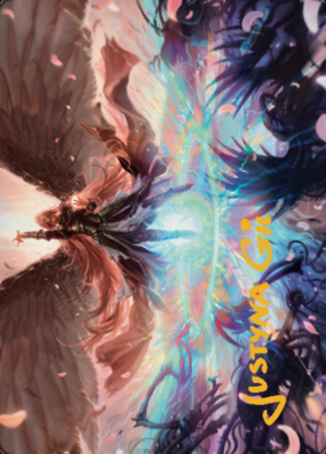 Iridian Maelstrom Art Card (Gold-Stamped Signature) [Dominaria United Art Series] | Gear Gaming Fayetteville