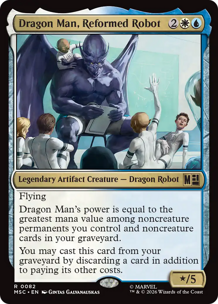 Dragon Man, Reformed Robot (Surge Foil) [Marvel Super Heroes Commander] | Gear Gaming Fayetteville