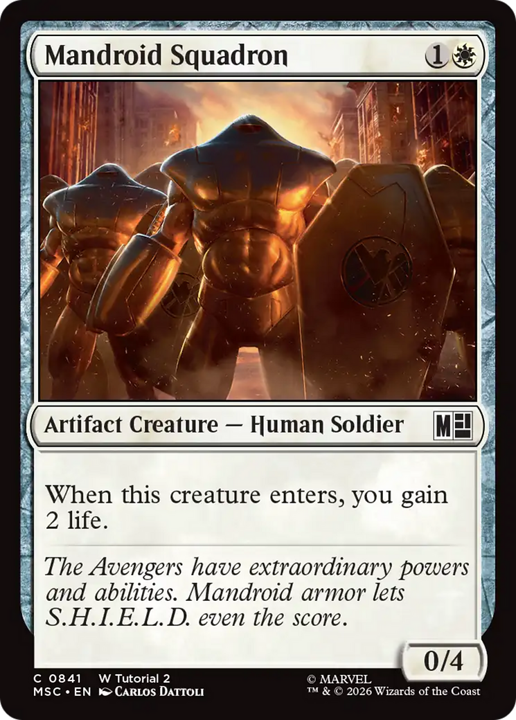 Mandroid Squadron [Marvel Super Heroes Commander] | Gear Gaming Fayetteville
