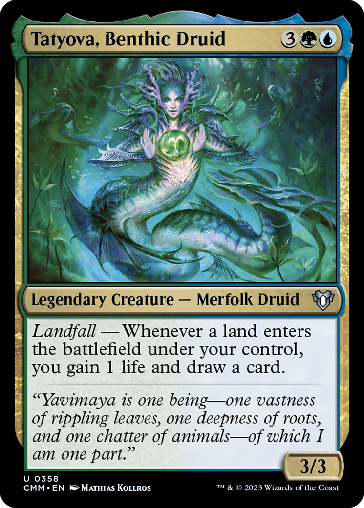 Tatyova, Benthic Druid [Commander Masters] | Gear Gaming Fayetteville