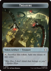 Human Citizen // Treasure Double-Sided Token [Marvel's Spider-Man Tokens] | Gear Gaming Fayetteville