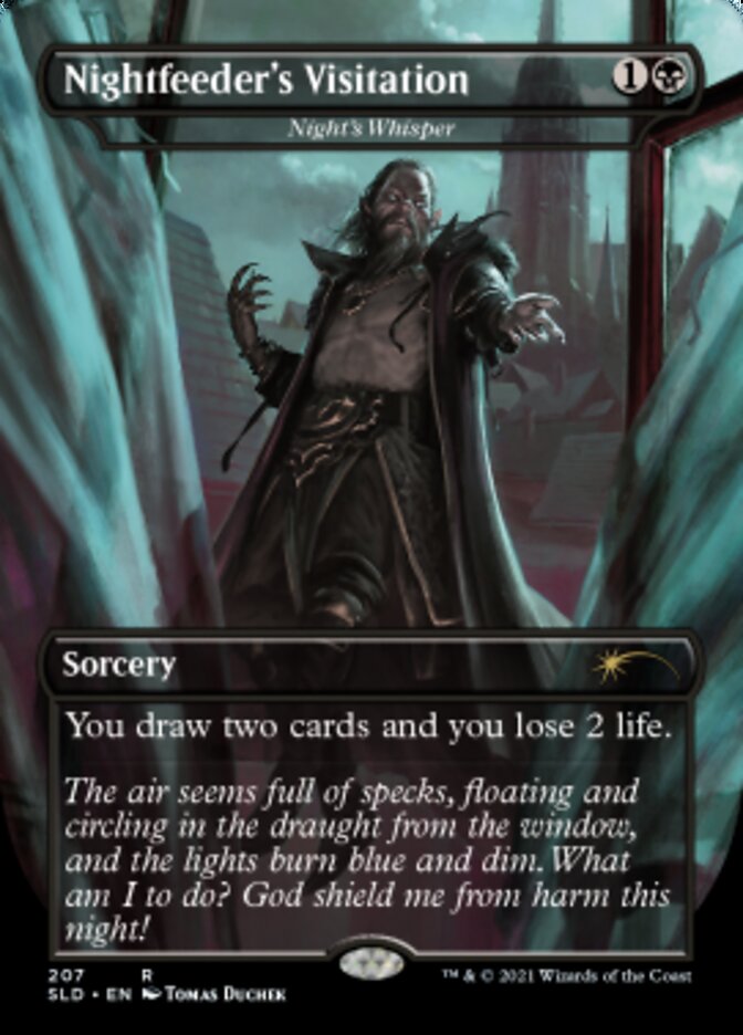 Night's Whisper - Nightfeeder's Visitation [Secret Lair Drop Series] | Gear Gaming Fayetteville