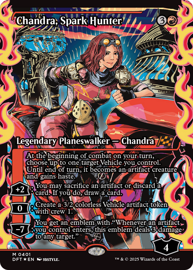 Chandra, Spark Hunter (Showcase) [Aetherdrift] | Gear Gaming Fayetteville