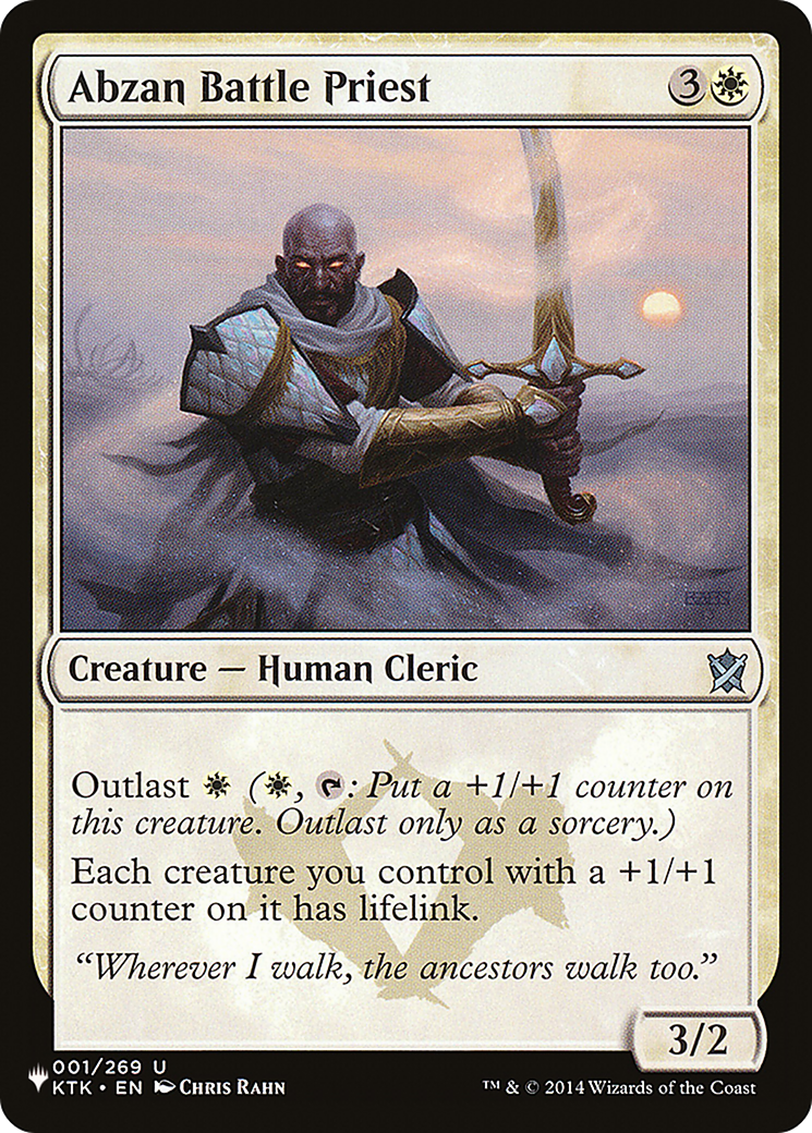 Abzan Battle Priest [The List Reprints] | Gear Gaming Fayetteville