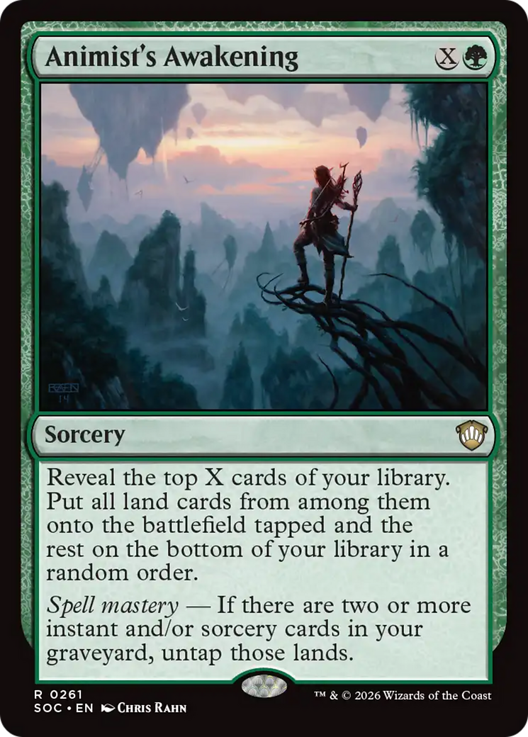 Animist's Awakening [Secrets of Strixhaven Commander] | Gear Gaming Fayetteville