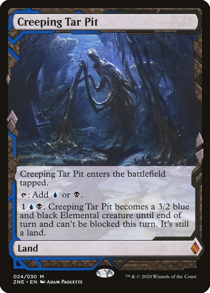 Creeping Tar Pit (Expeditions) [Zendikar Rising Expeditions] | Gear Gaming Fayetteville