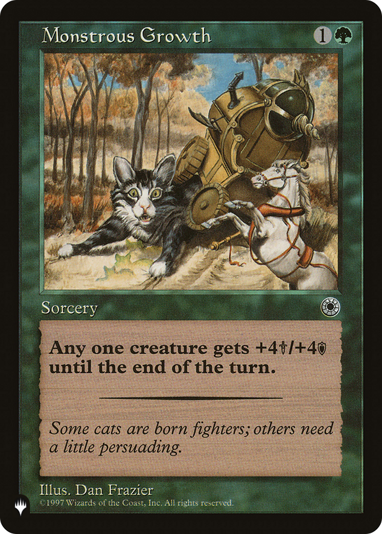 Monstrous Growth (Flavor Text) [The List] | Gear Gaming Fayetteville