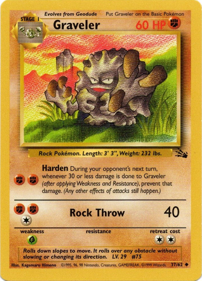 Graveler (37/62) [Fossil Unlimited] | Gear Gaming Fayetteville
