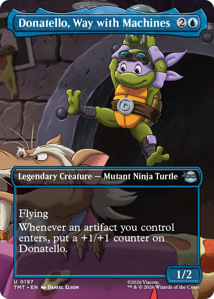 Donatello, Way with Machines (Borderless) [Teenage Mutant Ninja Turtles] | Gear Gaming Fayetteville