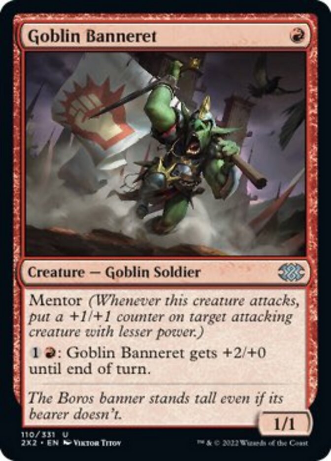 Goblin Banneret [Double Masters 2022] | Gear Gaming Fayetteville