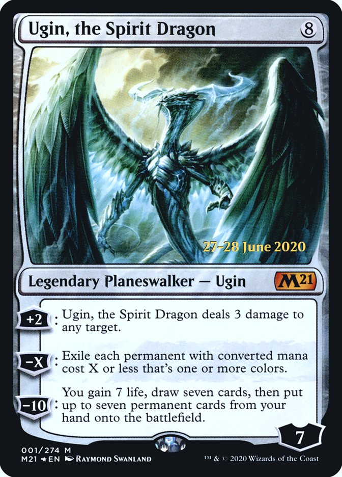 Ugin, the Spirit Dragon [Core Set 2021 Prerelease Promos] | Gear Gaming Fayetteville