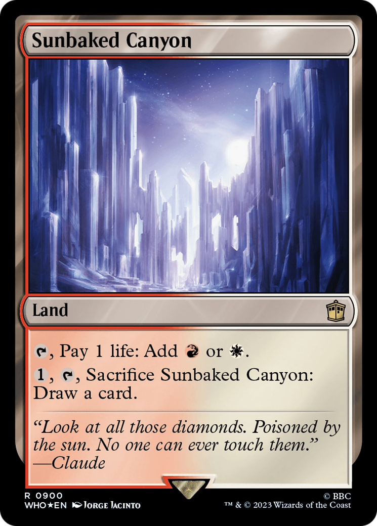 Sunbaked Canyon (Surge Foil) [Doctor Who] | Gear Gaming Fayetteville