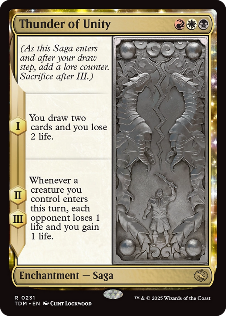 Thunder of Unity [Tarkir: Dragonstorm] | Gear Gaming Fayetteville
