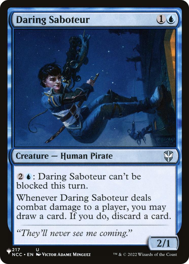 Daring Saboteur [The List Reprints] | Gear Gaming Fayetteville