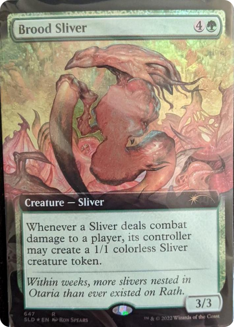 Brood Sliver (Extended Art) [Secret Lair Drop Promos] | Gear Gaming Fayetteville